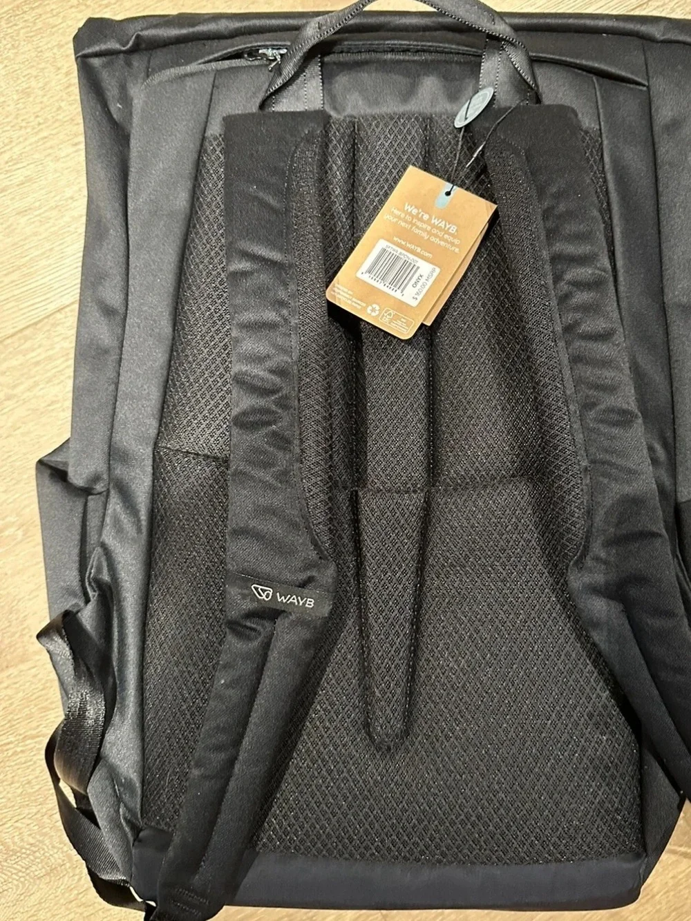 Onyx Black Everyday Backpack — Sleek Daily Carry